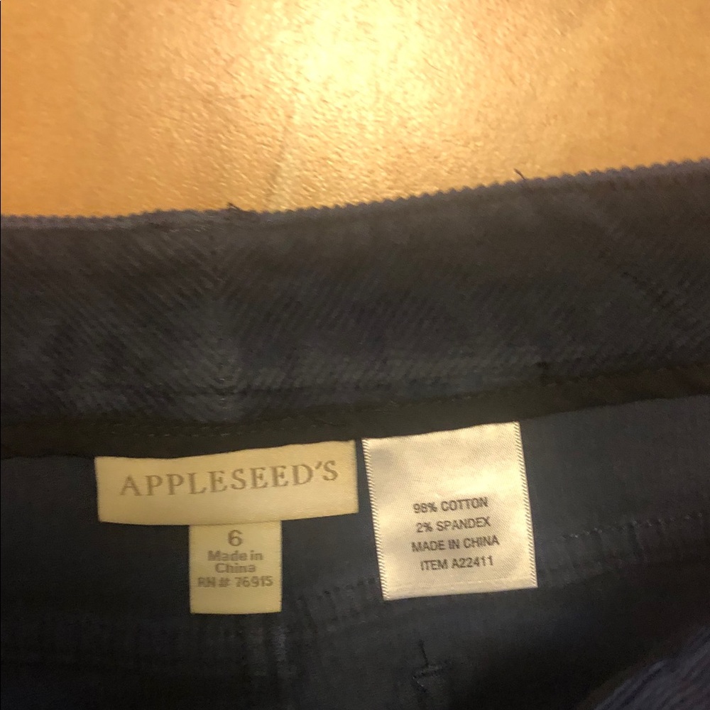 Appleseed's Women’s grass Dark Blue Corduroy Pants - Picture 2 of 5